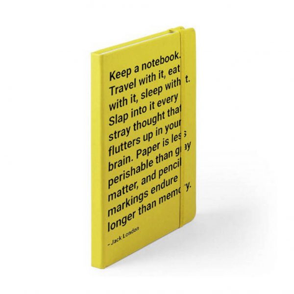 Keep a notebook (yellow)