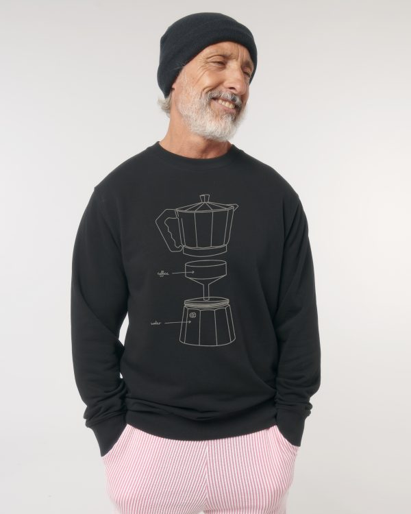 COFFEE LOVER organic unisex sweatshirt (black)