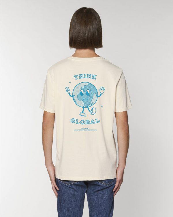 PENSAR GLOBAL camiseta orgánica unisex