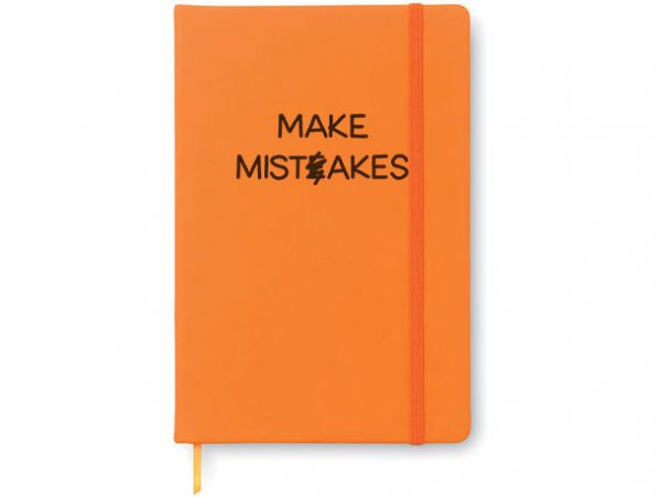 make mistakes notebook