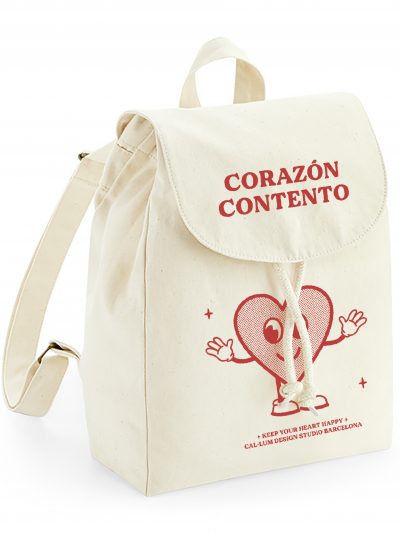 CORAZÓN CONTENTO organic backpack