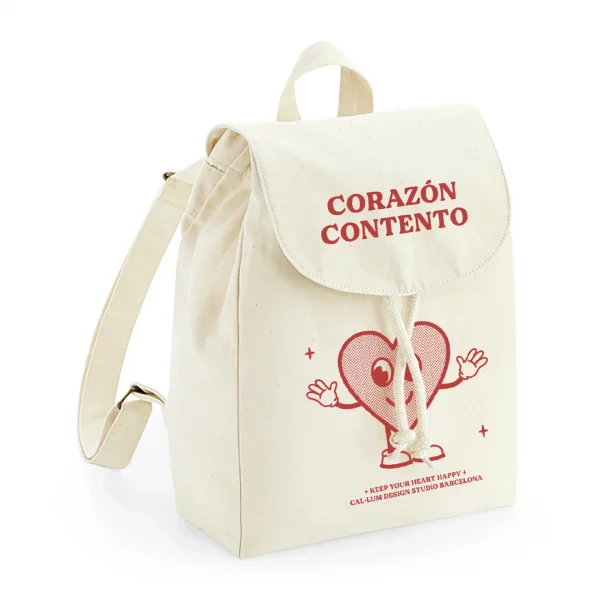 CORAZÓN CONTENTO organic backpack