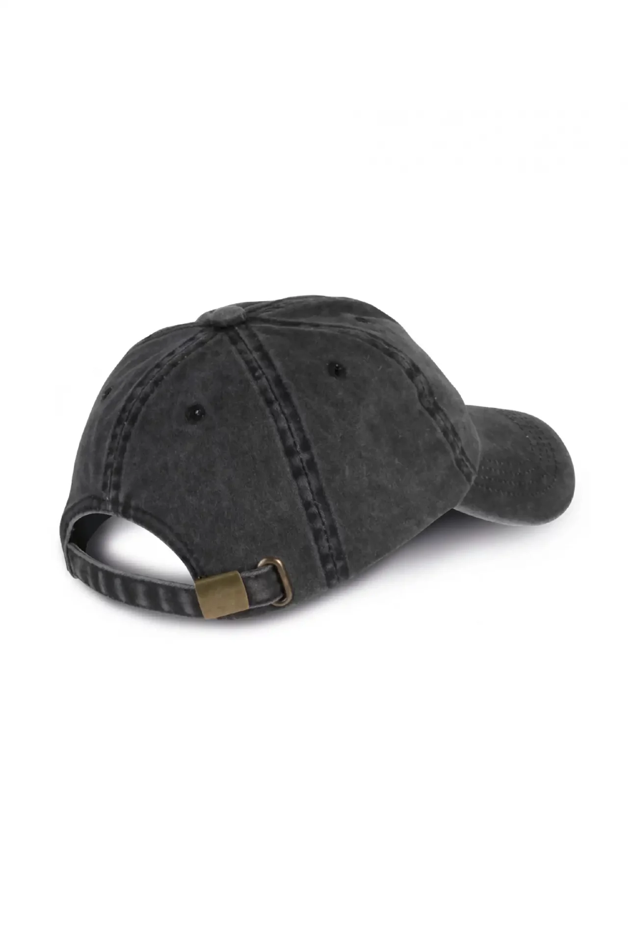 Vintage black cap from the back