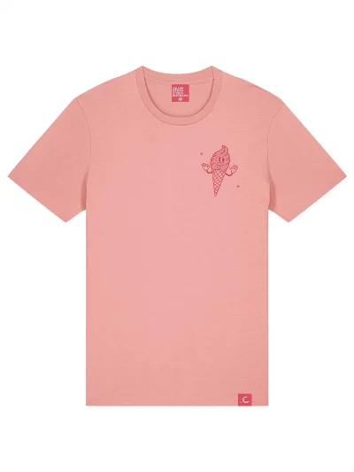 SWEET MOMENTS organic unisex t-shirt (pastel pink)