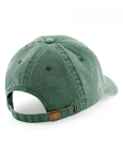 THINK GLOBAL vintage green cap