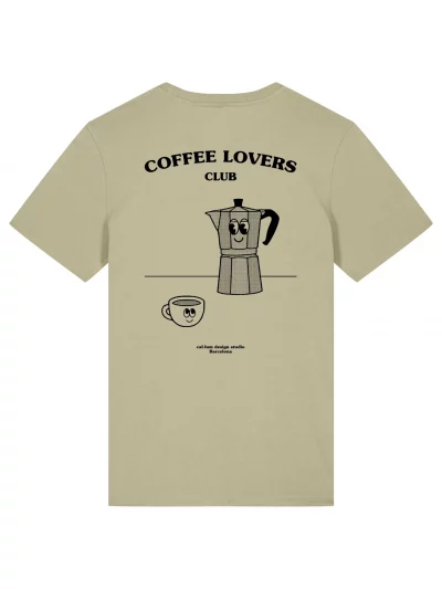Samarreta orgànica unisex COFFEE LOVERS